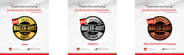 dvb-Siegel in der Kategorie Maklerbewertung Technischer Fortschritt