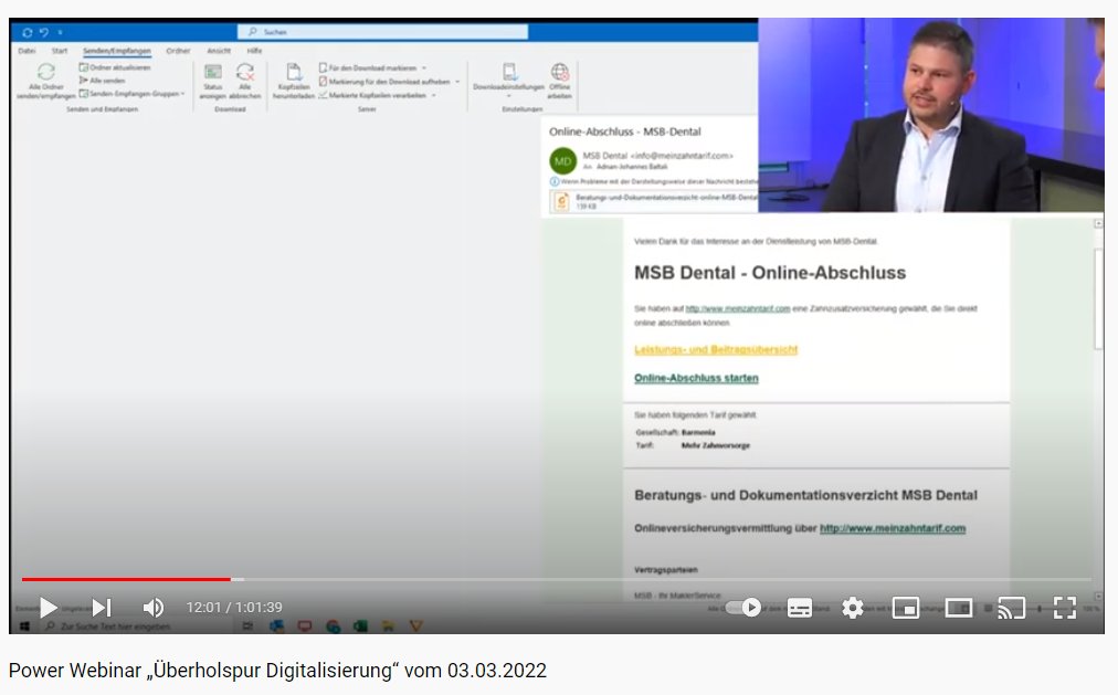 Youtube Link zur Websession